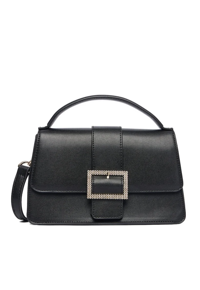 Geanta dama  model CEO-MISSISIPI-III-KY, din material textildwqf, Negru