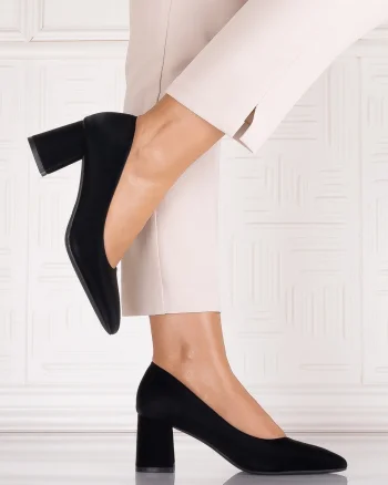 Pantofi eleganti Black dama din Piele Ecologica Arriba