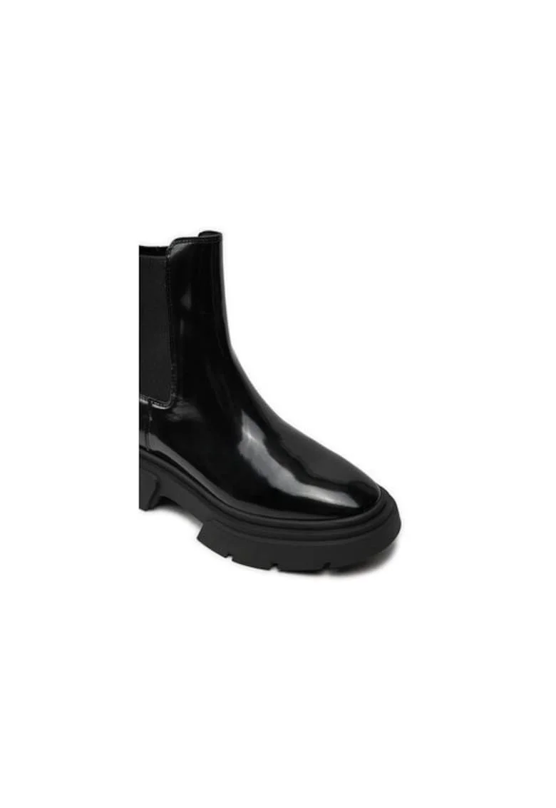 Ghete dama  304487019, Piele naturala, Negru, Negru