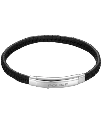 Bratara  Indy II piele PEAGB0009504, Argintiu, Maro, Negru/Argintiu