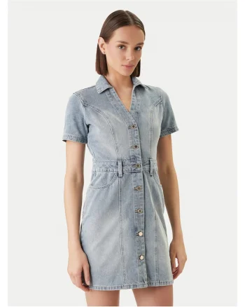 Rochie din denim, Albastru