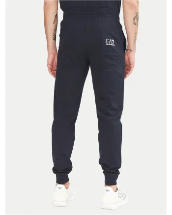 Pantaloni trening barbati,  bumbac, bleumarin, Bleumarin