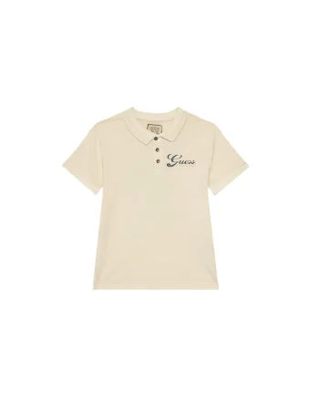 Tricou copii  din bumbac ecru, Ecru