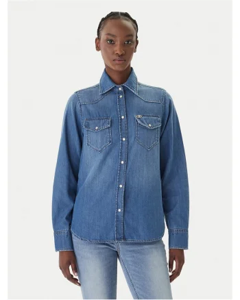 Camasa din denim, Bleumarin