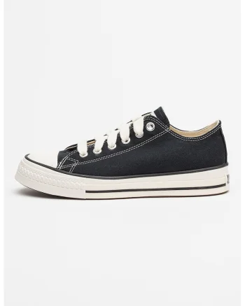 Tenisi low-cut Throwback unisex, Negru