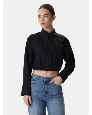 Camasa dama  neagra, Negru