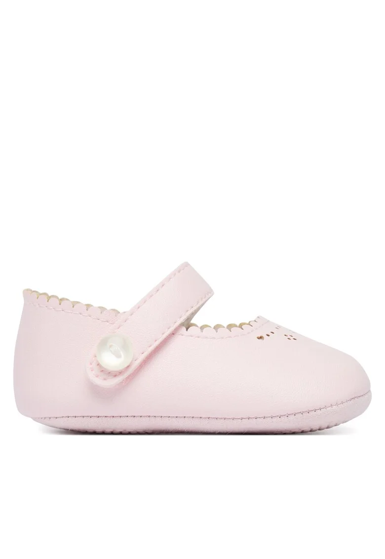 Balerini Fete,  piele ecologica, roz