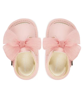 Sandale  piele ecologica, roz,