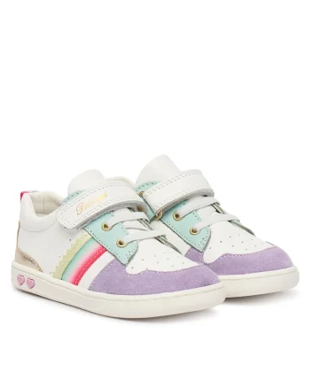Pantofi fete,  Piele naturala, Multicolor