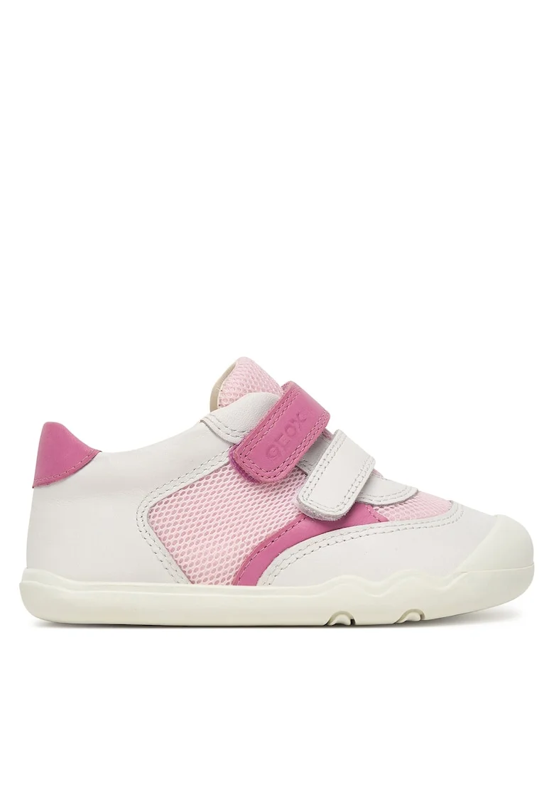 Pantofi sport Steppieup din piele si plasa, Alb