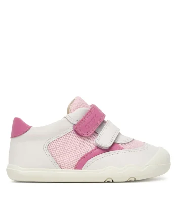 Pantofi sport Steppieup din piele si plasa, Alb