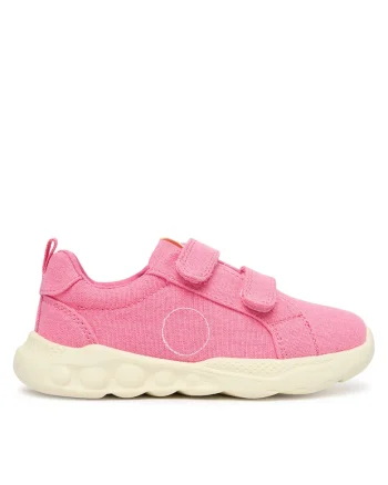 Pantofi copii,  adidasi, velcro, roz, textil