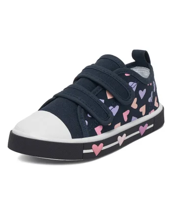 Adidasi copii,  material textil, albastru, inchidere velcro