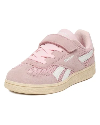 Pantofi copii,  sneakersi, roz, material textil, set cu sirete elastice