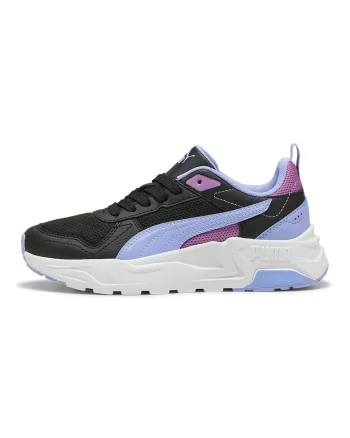 Pantofi sport Trinity 2 LT Jelly Heaven Jr cu sireturi, Negru/Albastru lavanda