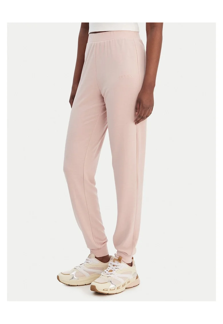 Pantaloni dama,  trening, poliester, 49875, Roz