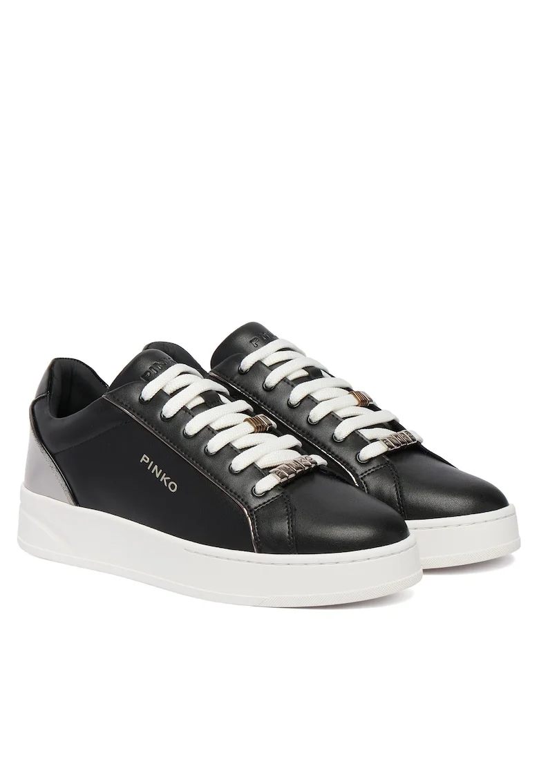Tenisi dama,  piele naturala, negru, eleganta, confort