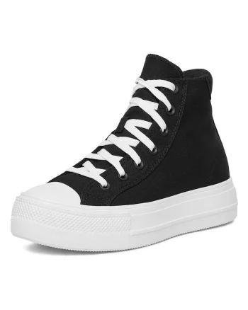 Tenisi dama,  platforma, negru, textil