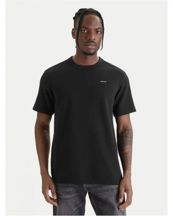 Tricou de barbati,  bumbac organic, negru