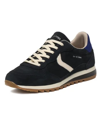 Tenisi dama, G-Star Raw, piele naturala, albastru, design modern, confort excelent