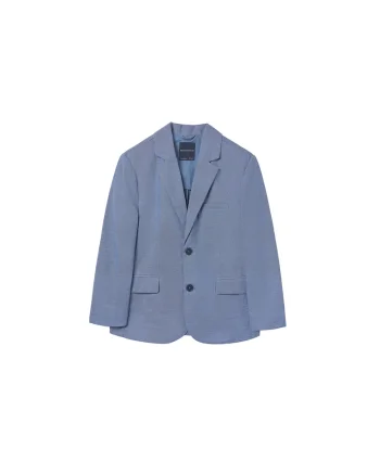 Sacou copii,  bumbac, albastru, 90% bumbac, 10% in