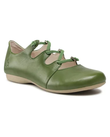 Pantofi dama,  piele naturala, verde,