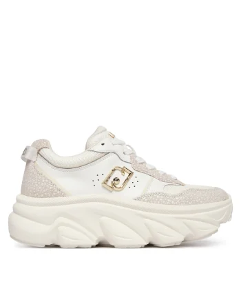 Tenisi dama,  piele naturala, alb/bej, material sintetic