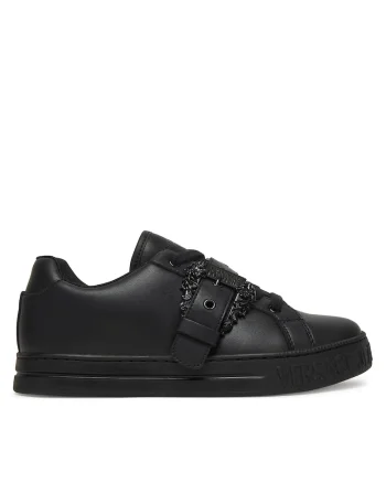 Tenisi dama,  material piele naturala, negru