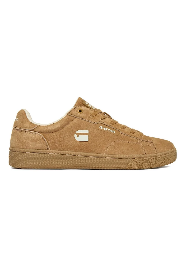Tenisi barbati, G-Star Raw, piele naturala, bej, design clasic, confortabili
