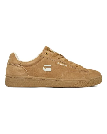 Tenisi barbati, G-Star Raw, piele naturala, bej, design clasic, confortabili
