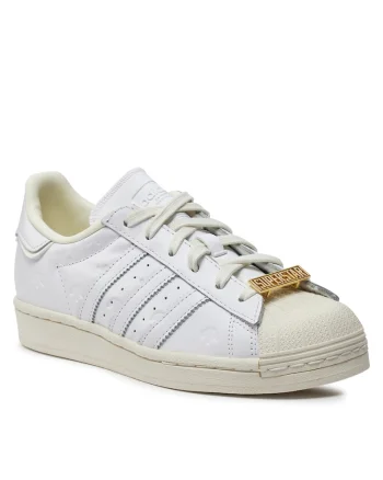 Tenisi barbati,  Superstar, piele naturala, alb