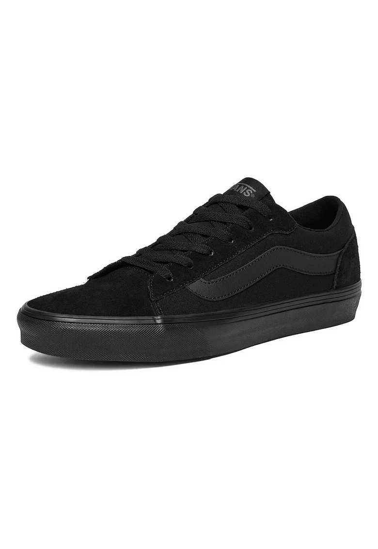 Tenisi barbati,  piele naturala, negru, confortabil, design atemporal