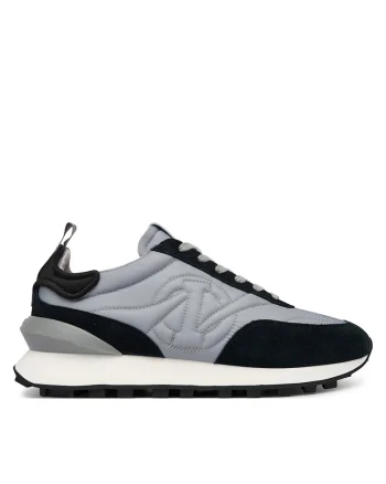 Pantofi sport barbati  negru, tesatura, Negru/Gri