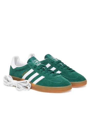 Tenisi barbati,  piele naturala, verde, stil urban