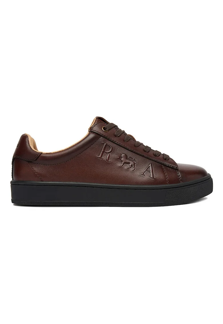 Tenisi barbati,  piele naturala, maro, design versatil, Maro