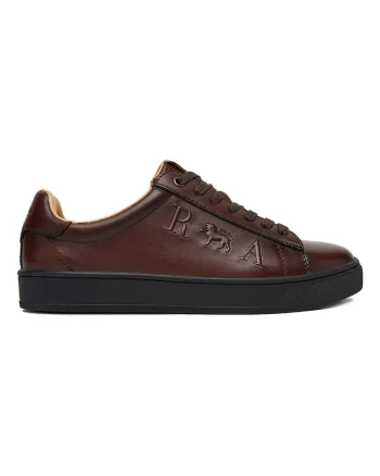 Tenisi barbati,  piele naturala, maro, design versatil, Maro