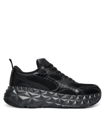 Tenisi barbati Emporio Armani  material textil, negru,