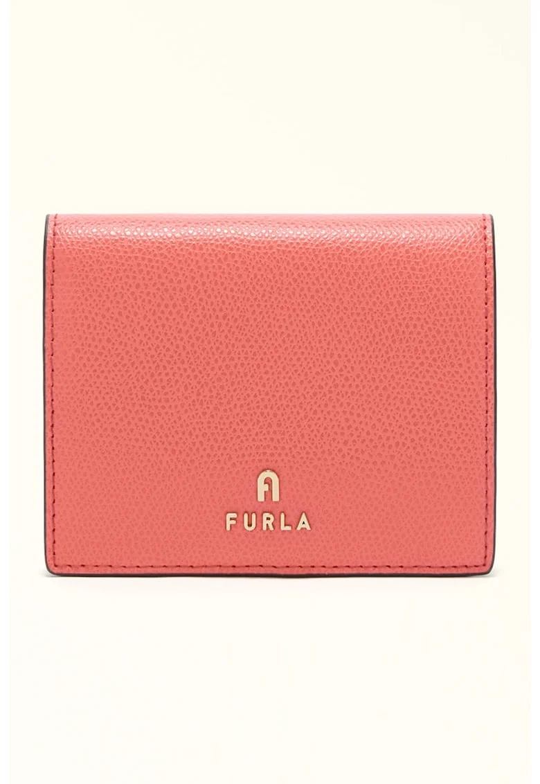 Portofel pliabil din piele Camelia, Roz aprins/Roz pastel