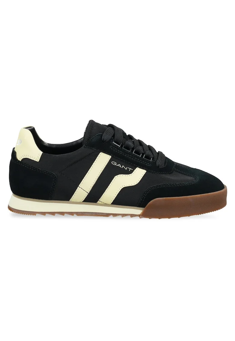Tenisi barbati,  32633171, piele naturala, negru,