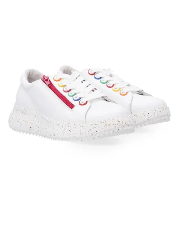 Pantofi sport de piele cu talpa wedge