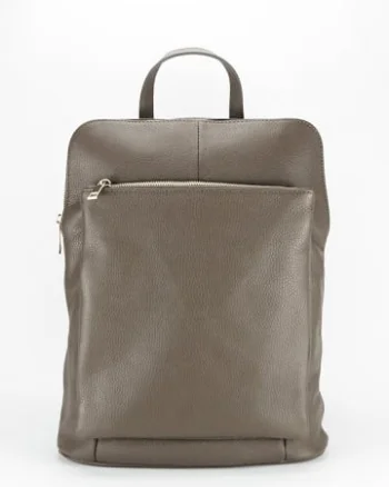 Rucsac maro din piele naturala 2 in 1 negru 1441 123