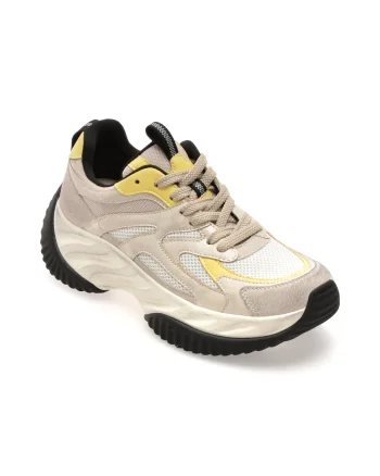 Pantofi sport GRYXX bej, A909, din material textil