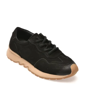 Pantofi sport FLAVIA PASSINI negri, 1012, din piele naturala