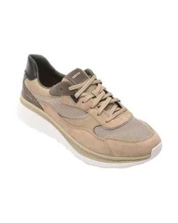 Pantofi sport GEOX bej, U65HUA, din material textil