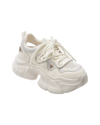 Pantofi sport FLAVIA PASSINI albi, 738, din piele ecologica