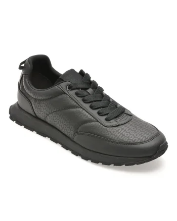 Pantofi sport HUGO negri, 7854, din material textil