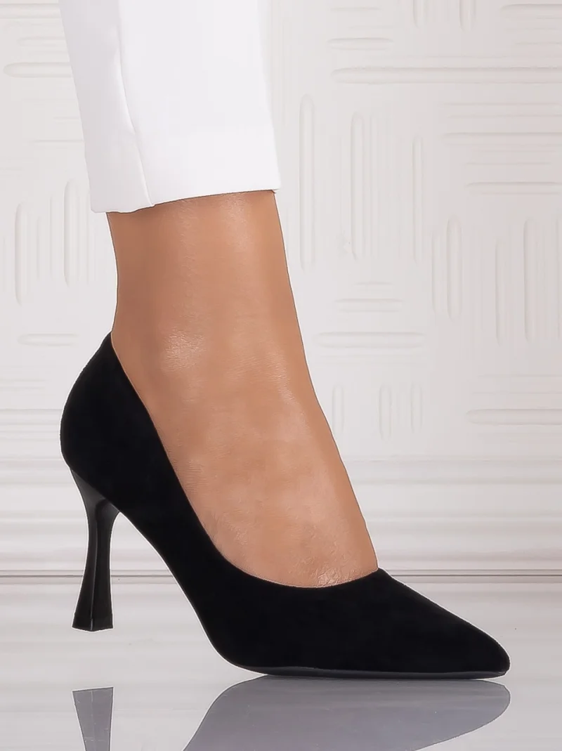 Pantofi eleganti Negrii dama din Piele Ecologica Oansa