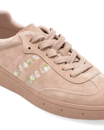 Pantofi sport FLAVIA PASSINI roz, 98016, din nabuc