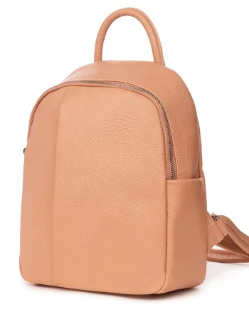 Rucsac din piele naturala Angelo roz