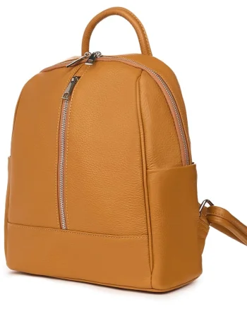 Rucsac din piele naturala Silvio coniac